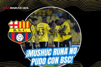 Barcelona SC reaccionó a tiempo y derrotó 2-1 a Mushuc Runa por la fecha 10 de LigaPro. Goles de Vallecilla y Carabalí para la remontada amarilla.