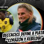 Sebastián Beccacece defendió a Gonzalo Plata tras su gran nivel en la Fecha FIFA ante las críticas en Flamengo. ¡Entérate de lo que dijo el DT de La Tri!