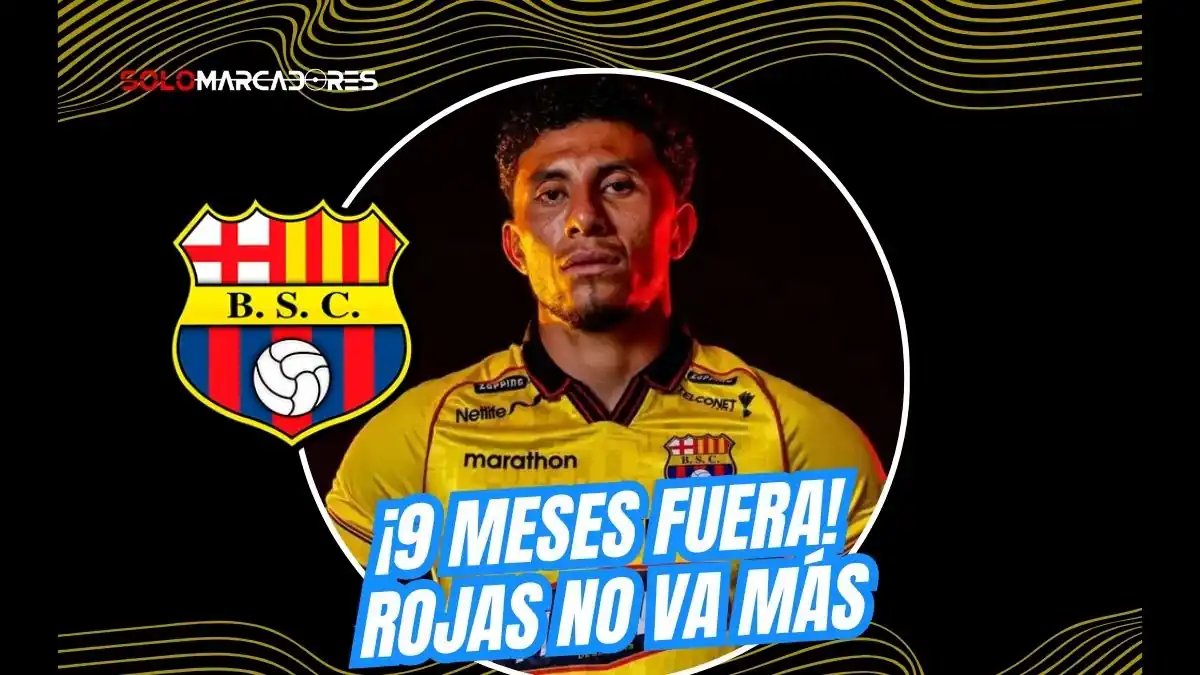 Joao Rojas fue operado en EE.UU. y será baja en Barcelona SC por 9 meses. Repasa el historial de lesiones que frenan la carrera del extremo ecuatoriano.