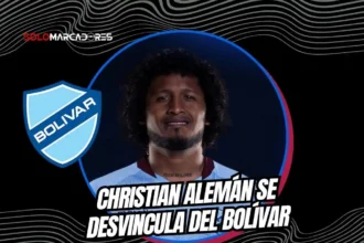 El Club Bolívar oficializó la salida de Christian Alemán por motivos personales. El ecuatoriano queda libre tras un acuerdo mutuo con la directiva.