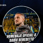 Darío Benedetto recibió un emotivo reconocimiento en La Bombonera antes del Boca vs. Barcelona SC.