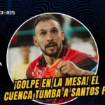 Deportivo Cuenca derrotó 1-0 a Santos FC con un autogol de Brazão en el debut del Grupo D de la Sudamericana.