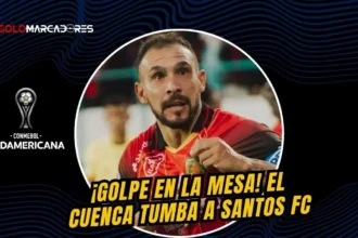 Deportivo Cuenca derrotó 1-0 a Santos FC con un autogol de Brazão en el debut del Grupo D de la Sudamericana.