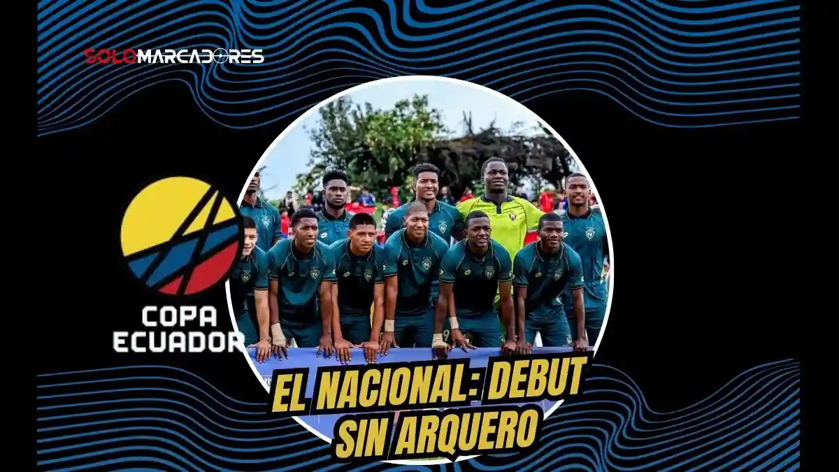 El Nacional enfrentó al Dunamis 04 en Copa Ecuador con el defensa Wilder Estupiñán como arquero y solo 3 suplentes por falta de inscripción en FEF.