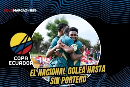 Con el defensor Wilder Estupiñán en el arco y solo 3 suplentes, El Nacional goleó 5-1 a Dunamis 04 y avanzó de ronda en la Copa Ecuador.