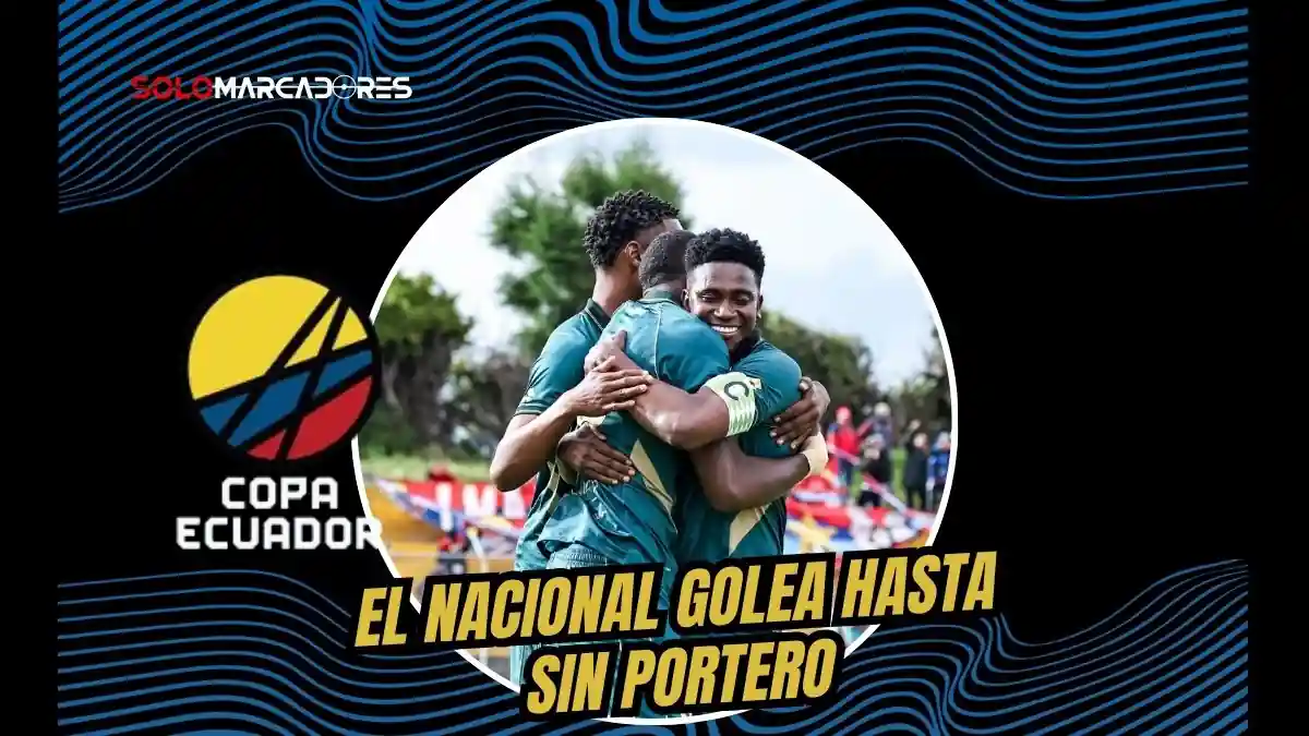 Con el defensor Wilder Estupiñán en el arco y solo 3 suplentes, El Nacional goleó 5-1 a Dunamis 04 y avanzó de ronda en la Copa Ecuador.