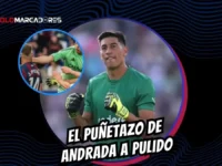 Esteban Andrada pasó de héroe a villano tras atajar un penal y terminar expulsado por un puñetazo a Jorge Pulido en el derbi ante Huesca.