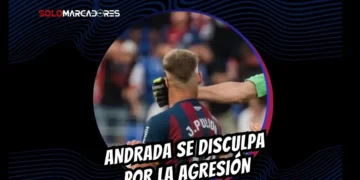 El arquero Esteban Andrada se disculpa por el puñetazo a Jorge Pulido en el Huesca vs. Zaragoza.