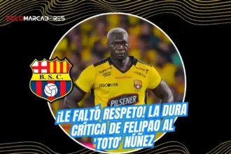 Felipe Caicedo arremetió contra Sergio 'Toto' Núñez tras sus frases contra Boca Juniors. El "Ídolo" cayó 3-0 y la jerarquía de Felipao marcó la pauta.