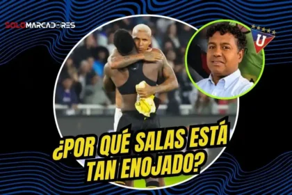 Franklin Salas arremetió contra la falta de ambición de Liga de Quito y calificó de "innecesario" el comportamiento de Deyverson tras perder ante Barcelona SC.