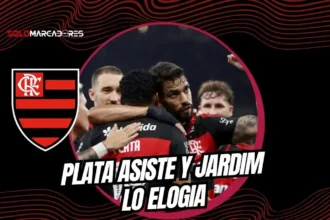 Gonzalo Plata regresa con asistencia en el Flamengo. El DT Leo Jardim y Lucas Paquetá llenan de elogios al ecuatoriano tras vencer a Santos.