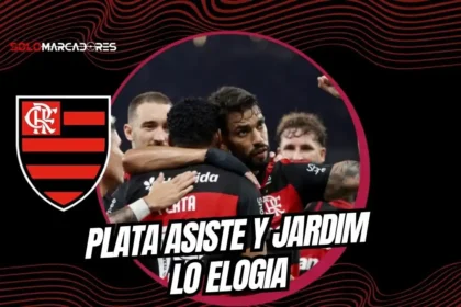 Gonzalo Plata regresa con asistencia en el Flamengo. El DT Leo Jardim y Lucas Paquetá llenan de elogios al ecuatoriano tras vencer a Santos.
