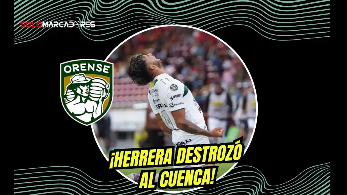 Agustín Herrera brilla con un triplete en la victoria de Orense 3-1 sobre Deportivo Cuenca por la Fecha 10 de la LigaPro 2026. Detalles del partido aquí.