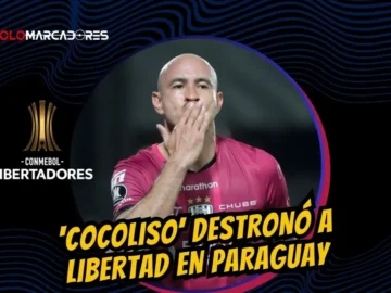 Carlos 'Cocoliso' González anotó tres goles en la victoria de Independiente del Valle ante Libertad por la fecha 3 de la Libertadores.
