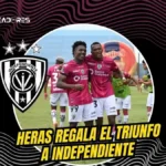El "regalo" que vale un liderato: IDV asalta Manta tras un error de Brian Heras 4 Independiente del Valle derrotó 1-0 a Delfín en el Estadio Jocay con gol de Justin Lerma tras un error de Brian Heras. IDV sigue puntero de la LigaPro.