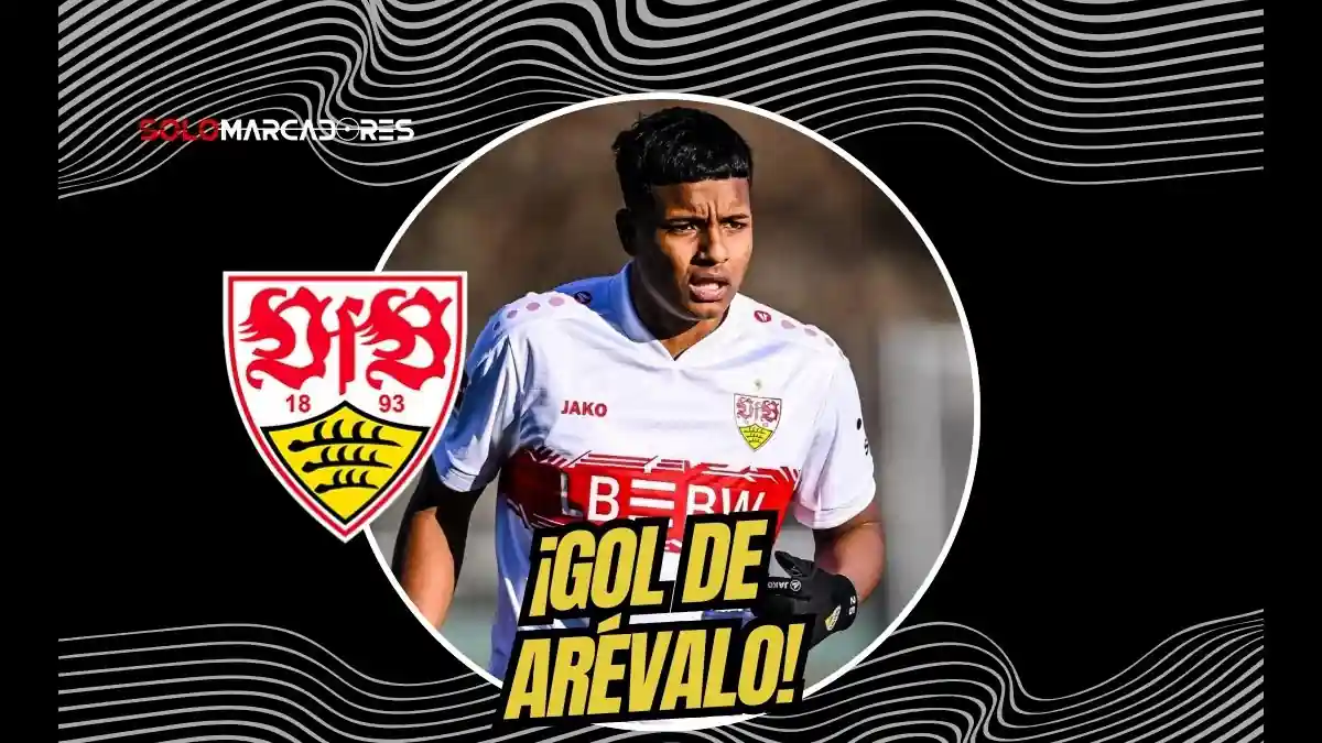 El ecuatoriano Jeremy Arévalo fue titular y anotó en el empate del VfB Stuttgart ante Erzgebirge Aue.