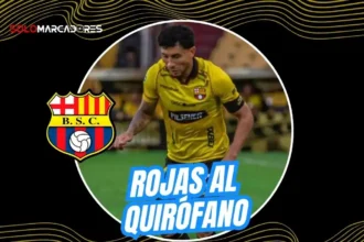Joao Rojas anuncia que se someterá a una cirugía de rodilla en Chicago. El jugador de Barcelona SC no pudo superar la lesión de ligamento cruzado de 2025.