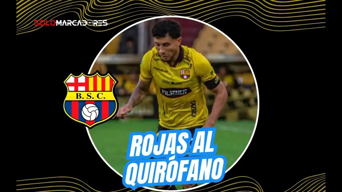 Joao Rojas anuncia que se someterá a una cirugía de rodilla en Chicago. El jugador de Barcelona SC no pudo superar la lesión de ligamento cruzado de 2025.