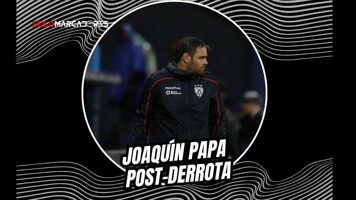 Joaquín Papa analizó la derrota de IDV ante Liga de Quito. Pese al 70% de posesión, el DT reconoció falta de eficacia y errores tácticos en la fecha 9.