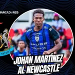 Se oficializó el traspaso de Johan Martínez al Newcastle United. El jugador de Independiente del Valle se incorporará a la Premier League en 2027.