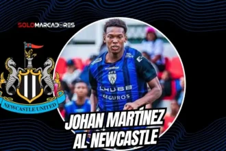 Se oficializó el traspaso de Johan Martínez al Newcastle United. El jugador de Independiente del Valle se incorporará a la Premier League en 2027.