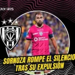 Junior Sornoza rompió el silencio tras su expulsión ante Rosario Central. El capitán de IDV pidió disculpas y analizó su error en el debut copero.