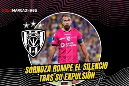 Junior Sornoza rompió el silencio tras su expulsión ante Rosario Central. El capitán de IDV pidió disculpas y analizó su error en el debut copero.