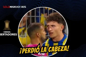 Junior Sornoza fue expulsado al minuto 60 tras un golpe innecesario. IDV se queda con diez hombres en un duelo clave de Copa Libertadores ante Rosario Central.