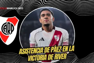 Kendry Páez fue figura en la victoria 1-0 de River Plate ante Carabobo. El ecuatoriano asistió a Driussi para dejar al Millonario líder del Grupo H.