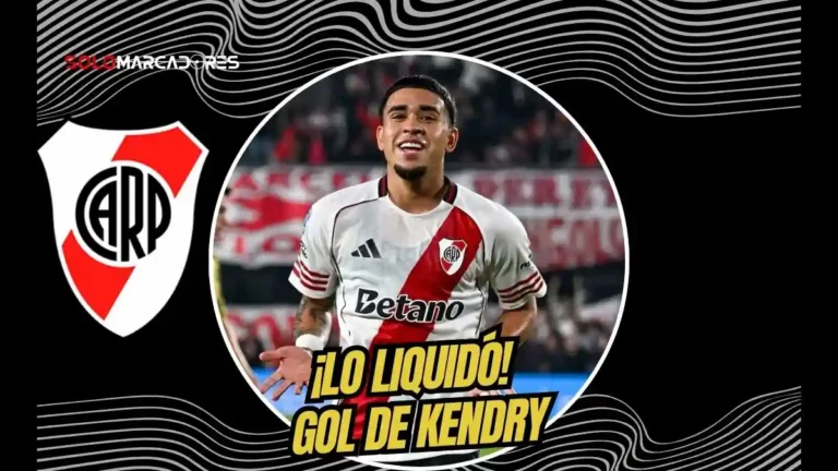 Kendry Páez anotó su primer golazo con River Plate en la victoria 3-1 ante Aldosivi.