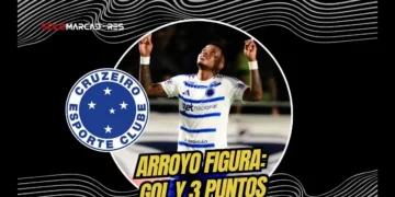 Keny Arroyo marcó el gol de la victoria 0-1 de Cruzeiro ante Clube do Remo.
