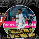 Liga de Quito derrotó 0-2 a Independiente del Valle con goles de Pretell y Corozo. LDU escala en la tabla y quita el invicto local a los Rayados.