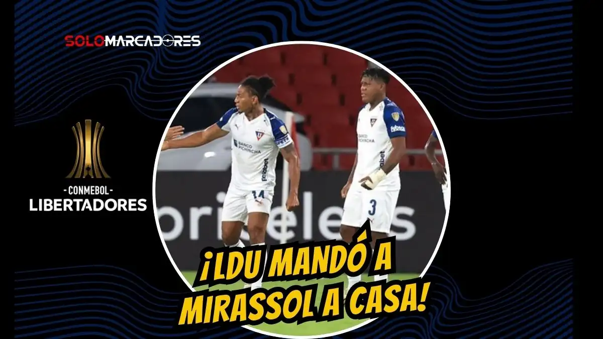 Liga de Quito derrotó 2-0 a Mirassol con goles de Quiñónez y Quintero. Los Albos lideran el Grupo G de la Copa Libertadores con puntaje perfecto.