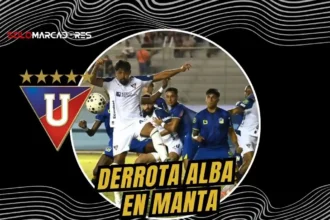 Liga de Quito cayó 1-0 ante Delfín en el Estadio Jocay por la fecha 8 de la LigaPro 2026. Con gol de Erick Mendoza, la U se estanca en la tabla.