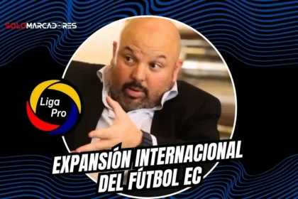 Miguel Ángel Loor revela el plan de llevar un partido oficial de la LigaPro a España en 2027. Conoce los detalles de esta estrategia de expansión.