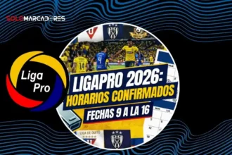 LigaPro anunció los horarios oficiales de las fechas 9 a 16 para la temporada 2026. Revisa el calendario para planificar la logística de tu equipo.