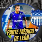Emelec confirma la baja de Luis Fernando León por lesión en el isquiotibial. Conoce el tiempo de recuperación y el diagnóstico médico oficial aquí.