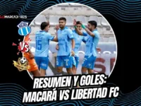 Macará aplastó 3-0 a Libertad FC en Ambato con goles de Chamba, Tello y Marrufo.