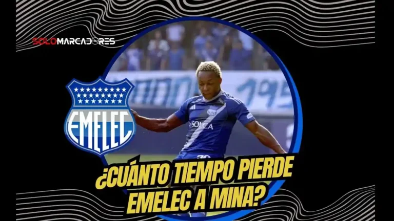 Emelec confirma la lesión de Madison Mina. El volante sufrió un desgarro ante Liga de Quito y será baja entre 4 y 5 semanas. Detalles médicos aquí.