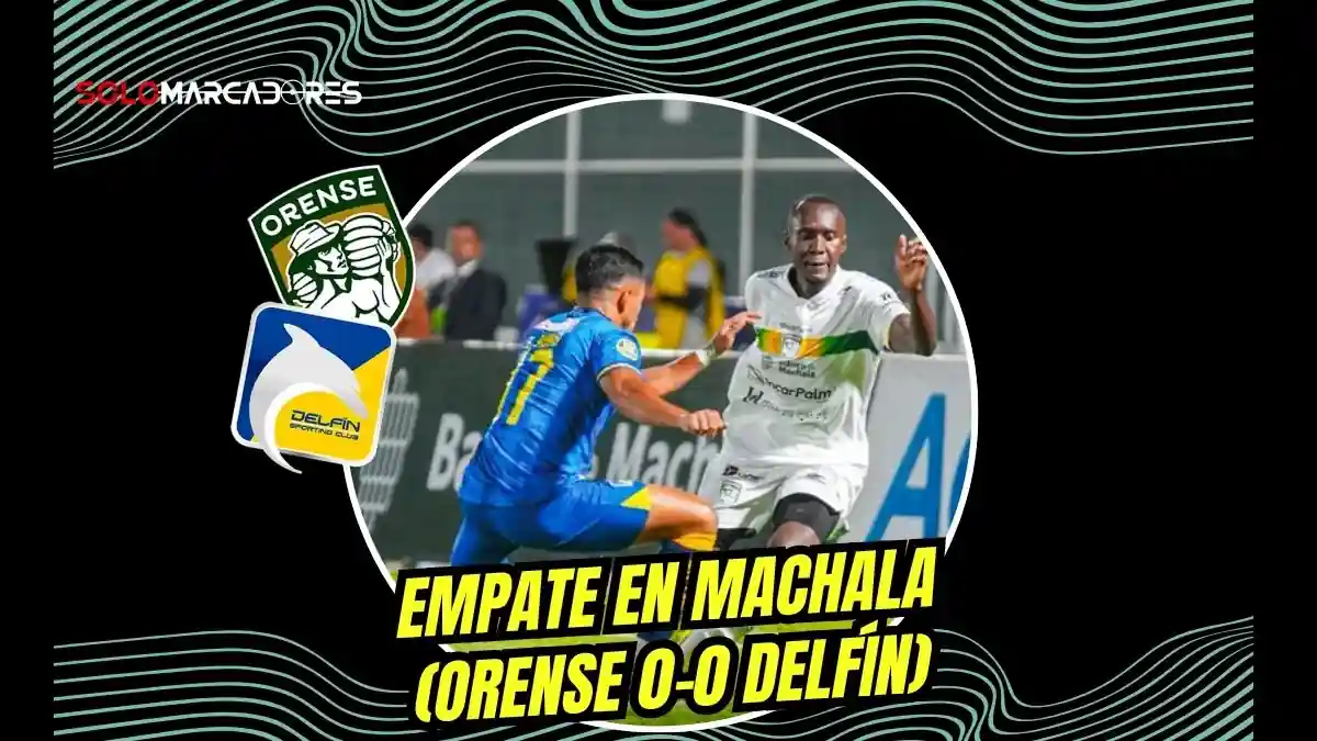 Orense y Delfín igualaron sin goles en la fecha 9 de la LigaPro 2026. Un partido marcado por la fricción y una polémica del VAR en el tiempo de descuento.