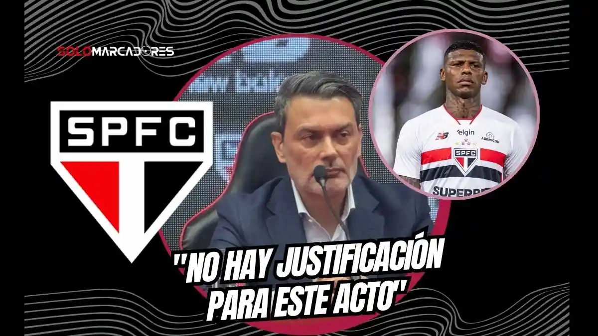 Robert Arboleda abandona Sao Paulo sin permiso y viaja a Ecuador. El DT Roger Machado confirma su despido y Rui Costa denuncia falta de respeto.