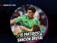 La RFEF impone 13 partidos de sanción a Esteban Andrada tras su agresión a Jorge Pulido. El arquero del Zaragoza se pierde el resto de la temporada.