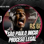 São Paulo busca rescindir el contrato de Robert Arboleda por justa causa y exige el pago de 100 millones de euros.