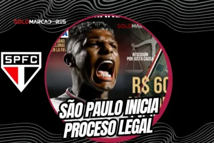 São Paulo busca rescindir el contrato de Robert Arboleda por justa causa y exige el pago de 100 millones de euros.