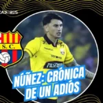 Barcelona SC analiza la salida de Sergio Núñez a mitad de temporada. Bajo rendimiento y polémicas declaraciones sentencian el futuro del uruguayo en el club.