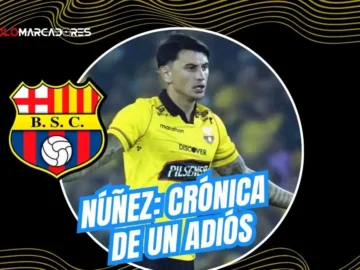 Barcelona SC analiza la salida de Sergio Núñez a mitad de temporada. Bajo rendimiento y polémicas declaraciones sentencian el futuro del uruguayo en el club.