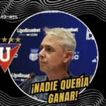 Tiago Nunes y una autocrítica feroz: "Fue un partido aburrido" 3 Liga de Quito, Tiago Nunes, Emelec, LigaPro, Fútbol Ecuatoriano