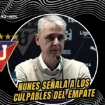 Tiago Nunes asume el error estratégico de Liga de Quito tras empatar con AUCAS y lanza una dura crítica al calendario: "Los jugadores no son máquinas".