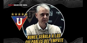 Tiago Nunes asume el error estratégico de Liga de Quito tras empatar con AUCAS y lanza una dura crítica al calendario: "Los jugadores no son máquinas".