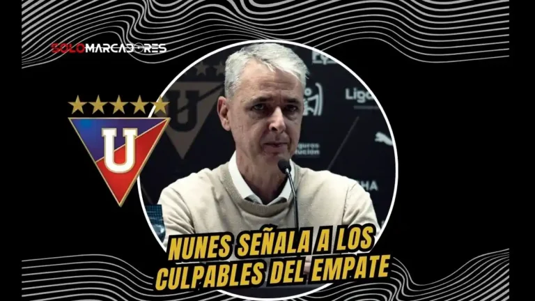 Tiago Nunes asume el error estratégico de Liga de Quito tras empatar con AUCAS y lanza una dura crítica al calendario: "Los jugadores no son máquinas".